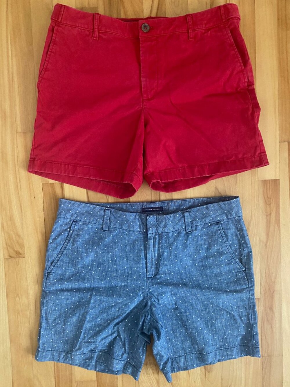 2 Pairs of Tommy Hilfiger Women Shorts Size 8